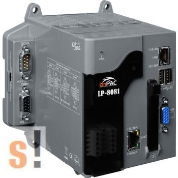   LP-8081-EN # LinPac Controller/AMD LX800/Linux/0x I/O hely, ICP DAS