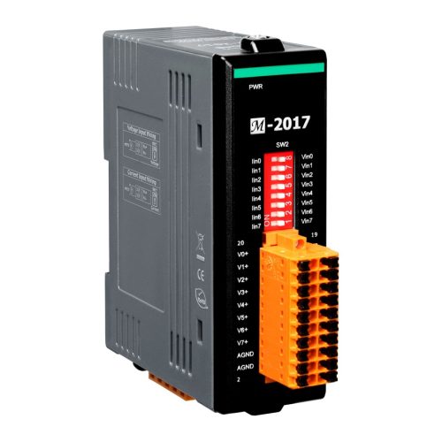 M-2017 # I/O Module/Modbus RTU/8AI, ICP DAS, ICP CON