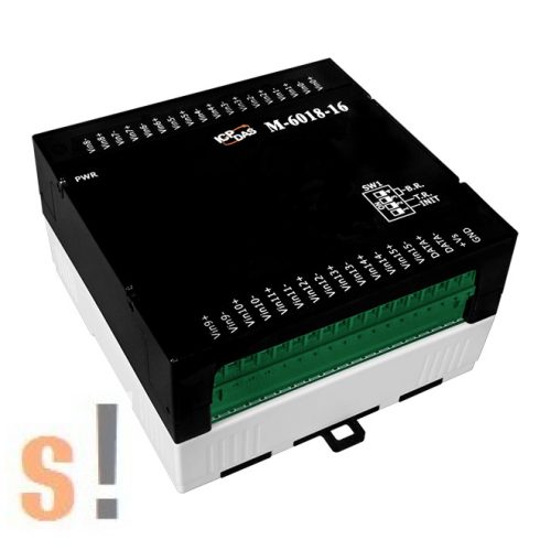 M-6018-16 CR # I/O Modul/Modbus RTU/RS-485 port/16x AI/ICP CON/ICP DAS