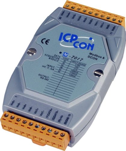 M-7017-G # I/O Module/Modbus RTU/8AI, ICP DAS