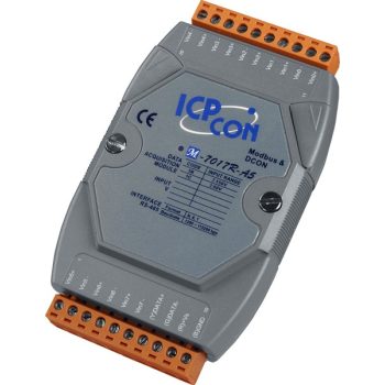   M-7017R-A5 # I/O Module/Modbus RTU/8AI/150V/High prot. , ICP DAS