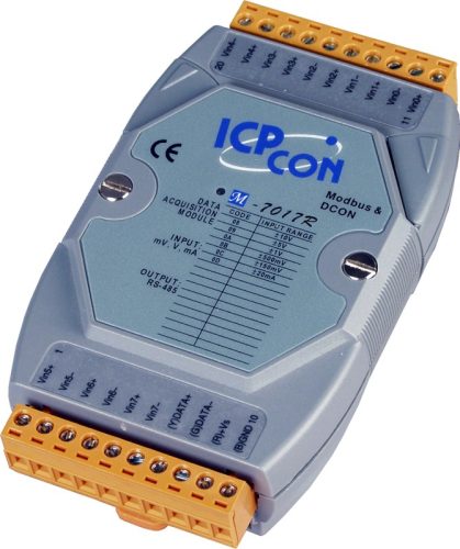 M-7017R # I/O Module/Modbus RTU/8AI/High prot., ICP DAS