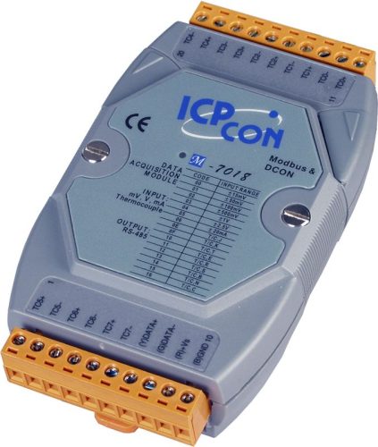 M-7018 # I/O Module/Modbus RTU/8AI/TC, ICP DAS