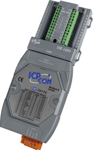 M-7019Z-G/S #  I/O Module/Modbus RTU/10AI/DB-1820, ICP DAS