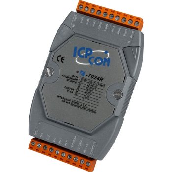 M-7024R #  I/O Module/Modbus RTU/DCON/4AO/14bit/5DI, ICP DAS