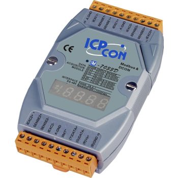   M-7033D # I/O Module/Modbus RT/DCON/3x AI/RTD/RS-485/ LED, ICP DAS