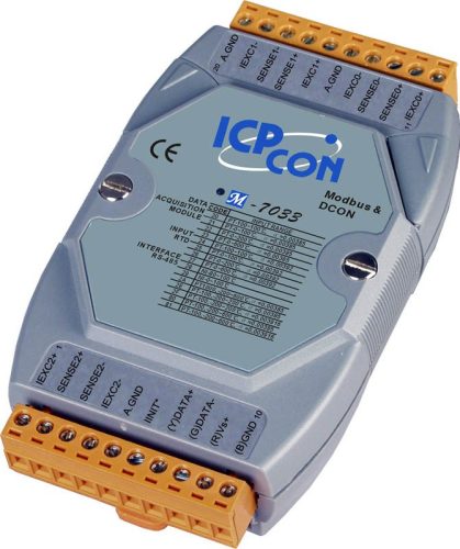 M-7033 # I/O Module/Modbus RTU/DCON/3AI/RTD, ICP DAS