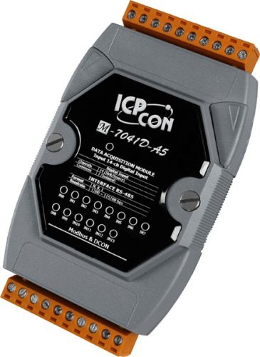 M-7041D-A5-G # I/O Module/Modbus RTU/14DI/High Voltage/LED, ICP DAS, ICP CON