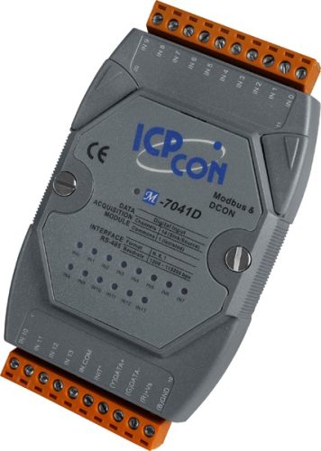 M-7041D # I/O Module/Modbus RTU/DCON/14DI/LED, ICP DAS, ICP CON