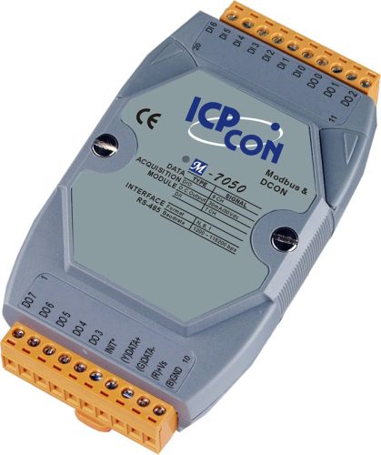 M-7050 # I/O Module/Modbus RTU/DCON/8DO/7DI, ICP DAS, ICP CON