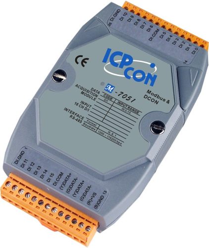 M-7051 # I/O Module/Modbus RTU/16DI, ICP DAS, ICP CON