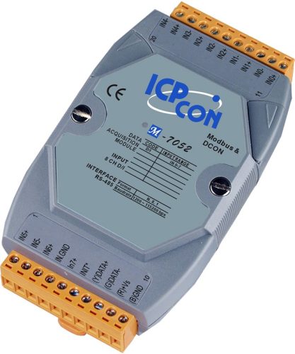 M-7052 # I/O Module/Modbus RTU/DCON/8DI, ICP DAS ICP CON