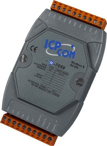 M-7059-G # I/O Module/Modbus RTU/8DI Isol./AC-DC DI/80VAC, ICP DAS, ICP CON