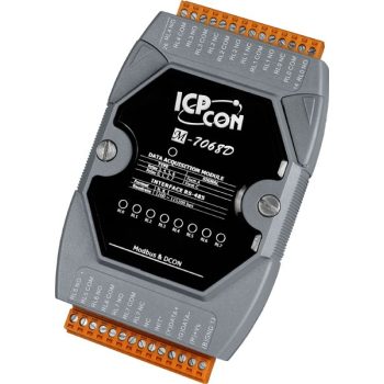   M-7068D # I/O Module/Modbus RTU/4 Relay A/4 Relay C/2A/LED, ICP DAS, ICP CON