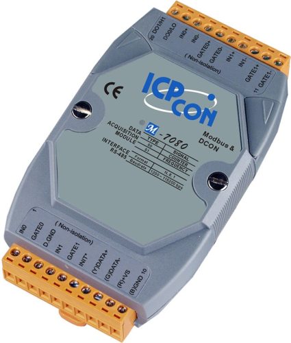 M-7080D # I/O Module/Modbus RTU/2 Counter/2DO/LED, ICP DAS, ICP CON