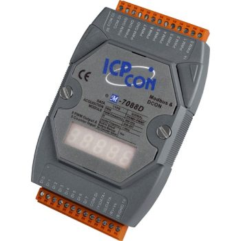   M-7088D-G/S # I/O Module/Modbus RTU/8 Counter/8 DO/LED/DN-8PC8C-CA, ICP DAS, ICP CON