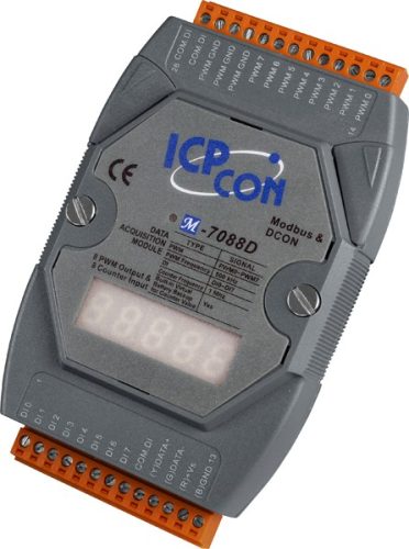 M-7088D # I/O Module/Modbus RTU/8 Counter/8 DO/LED, ICP DAS, ICP CON