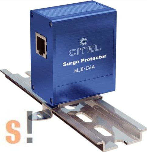 MJ8-C6A # RJ45 Túlfeszültség védelem Cat6a Gigabit Ethernet/2 kA/Citel