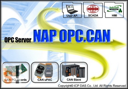 NAPOPC. # CAN DA Server, ingyenes, ICP DAS