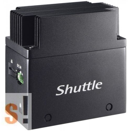 NEC-EN01J40 # Shuttle EDGE EN01J4 Barebone Ipari Mini PC/ Intel Pentium J4205 processzor/ 8 GB LPDDR4-SDRAM/ 64 GB eMMC Flash/HDMI/USB/Gigabit LAN/micro USB/DIN sín/VESA/Falra szerelhető/SHUTTLE