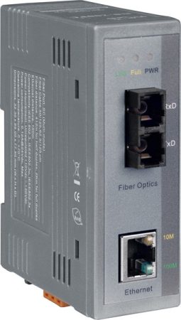 NS-200AFC-T # Ipari 10/100 Base-T -- 100 Base-FX média konverter; 1 multi mode, SC csatlakozó 