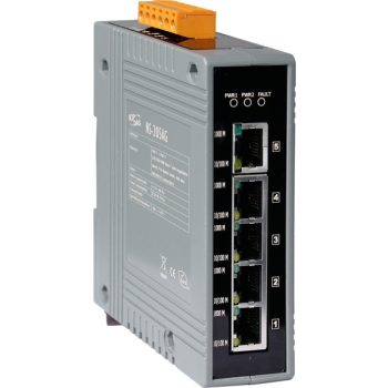   NS-205AG # Gigabit Ethernet switch, 5 port, 10/100/1000 Mbps, +48 VDC, ICP DAS