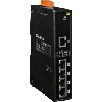   NS-205PSE-24V # PoE Ethernet switch, 10/100, 5 port, 24VDC,  ICP DAS