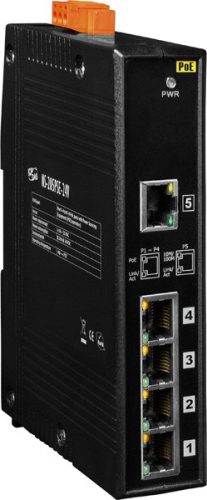 NS-205PSE-24V # PoE Ethernet switch, 10/100, 5 port, 24VDC,  ICP DAS