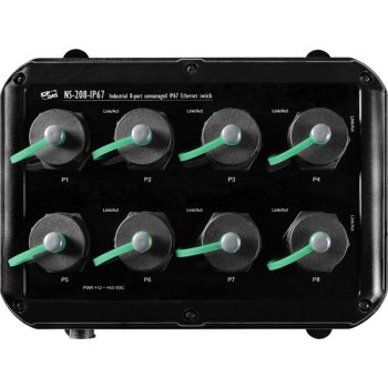   NS-208-IP67 # Ipari Ethernet switch, 8 port, IP67 védettség, ICP DAS