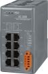 NS-208R # Ipari 10/100 Mbps Ethernet Switch/ vasúti alkalmazásokhoz/12~48 Vdc/ ICP DAS