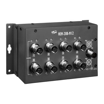   NSM-208-M12 # EN50155,  8 port, M12, Ethernet Switch, ICP DAS