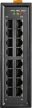 NSM-216 # Ipari Ethernet switch/ 16 port/ 10/100Mbps/ redundáns táp/-40 ~ +75°C/ fém készülékház/ ICP DAS