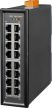 NSM-216 # Ipari Ethernet switch/ 16 port/ 10/100Mbps/ redundáns táp/-40 ~ +75°C/ fém készülékház/ ICP DAS