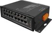 NSM-216 # Ipari Ethernet switch/ 16 port/ 10/100Mbps/ redundáns táp/-40 ~ +75°C/ fém készülékház/ ICP DAS