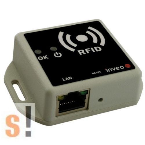 Nano RFID # Mini Ethernet I/O modul/RFID érzékelő/125 kHz/HTTP/SNMP/TCP/Modbus TCP, Inveo