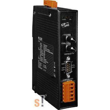   PDS-220FT # Soros/Üvegszál/Konverter/Programozható/1x RS-232 és 1x 422/485port /Fiber port/Multimód/FT/2km-ICPDAS