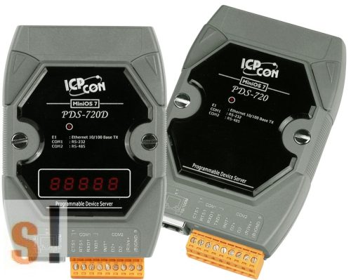 PDS-720D # Soros/Ethernet/Konverter/Programozható/1x RS-232/1x RS-485/Ethernet/10/100/LED, ICP DAS