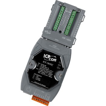  PET-7019Z/S # PoE Ethernet I/O Module/Modbus TCP/10AI/6DO/DB-1820, ICP DAS