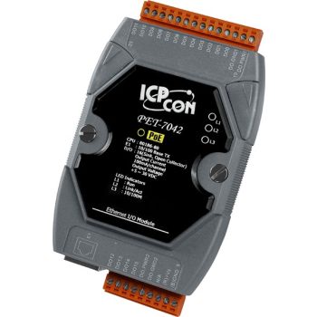PET-7042 # PoE Ethernet I/O Module/Modbus TCP/16DO, ICP DAS
