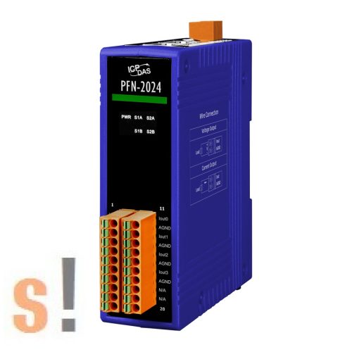 PFN-2024 # PROFINET I/O Module/4AI, ICP DAS