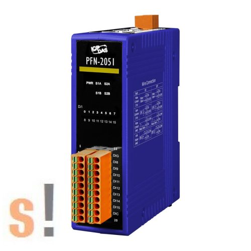 PFN-2051 # PROFINET I/O Module/16DI/szigetelt, ICP DAS