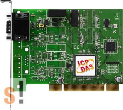 PISO-CAN100U-D  # PCI kártya/Universal/CAN/1 port/D-sub/szigetelt, ICP DAS