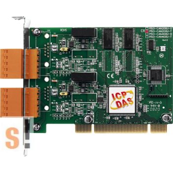   PISO-CAN200U-T # PCI kártya/Universal/CAN/2 port/sorkapocs/szigetelt, ICP DAS