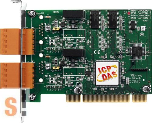 PISO-CAN200U-T # PCI kártya/Universal/CAN/2 port/sorkapocs/szigetelt, ICP DAS
