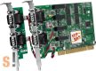 PISO-CAN400U-D # PCI kártya/Universal/CAN/4 port/D-sub/szigetelt/ ICP DAS