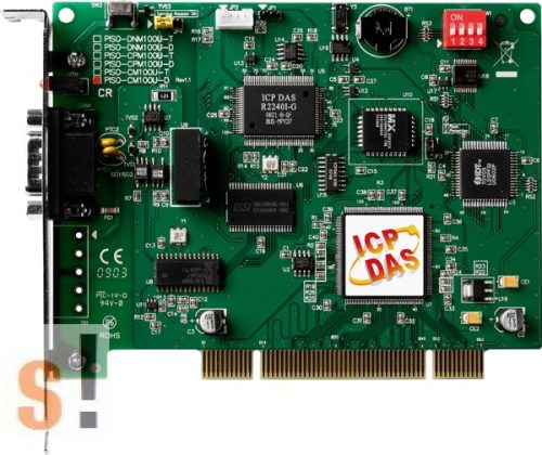 PISO-CM100U-D # Intelligens PCI kártya/Universal/CAN/1 port/D-sub/szigetelt, ICP DAS