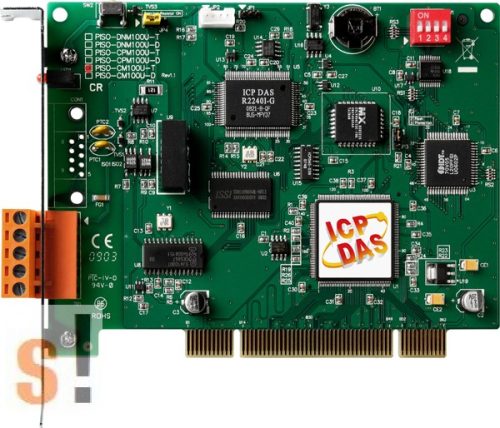 PISO-CM100U-T # Intelligens PCI kártya/Universal/CAN/1 port/sorkapocs/szigetelt, ICP DAS