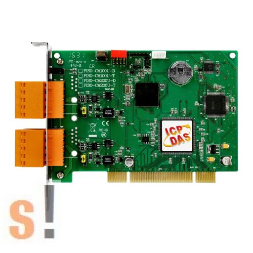 PISO-CM200U-T # Intelligens PCI kártya/Universal/CAN/2 port/sorkapocs/szigetelt, ICP DAS