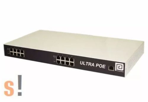 POE576U-8UP-N # PoE Injector/56V/72W/1.29A/8 port/10/100/1000Mbps/Rack, Phihong