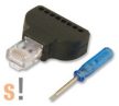 RJ45/TB # RJ45 - sorkapocs átalakító